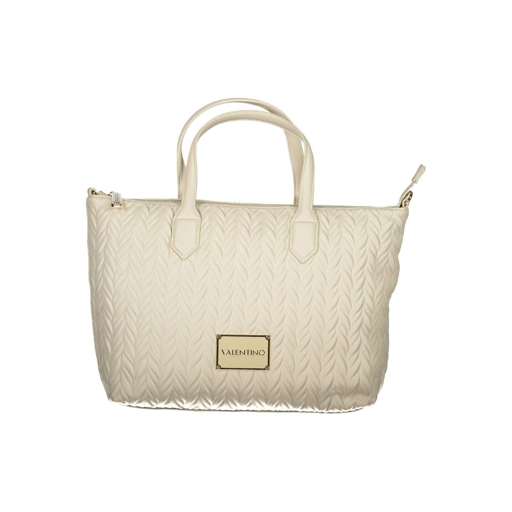 Bianco Polyurethane Women's Bag