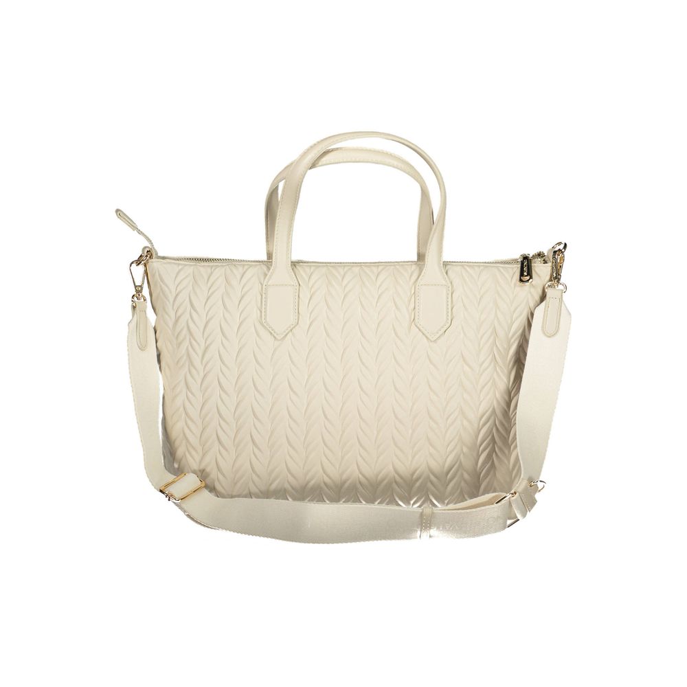 Bianco Polyurethane Women's Bag