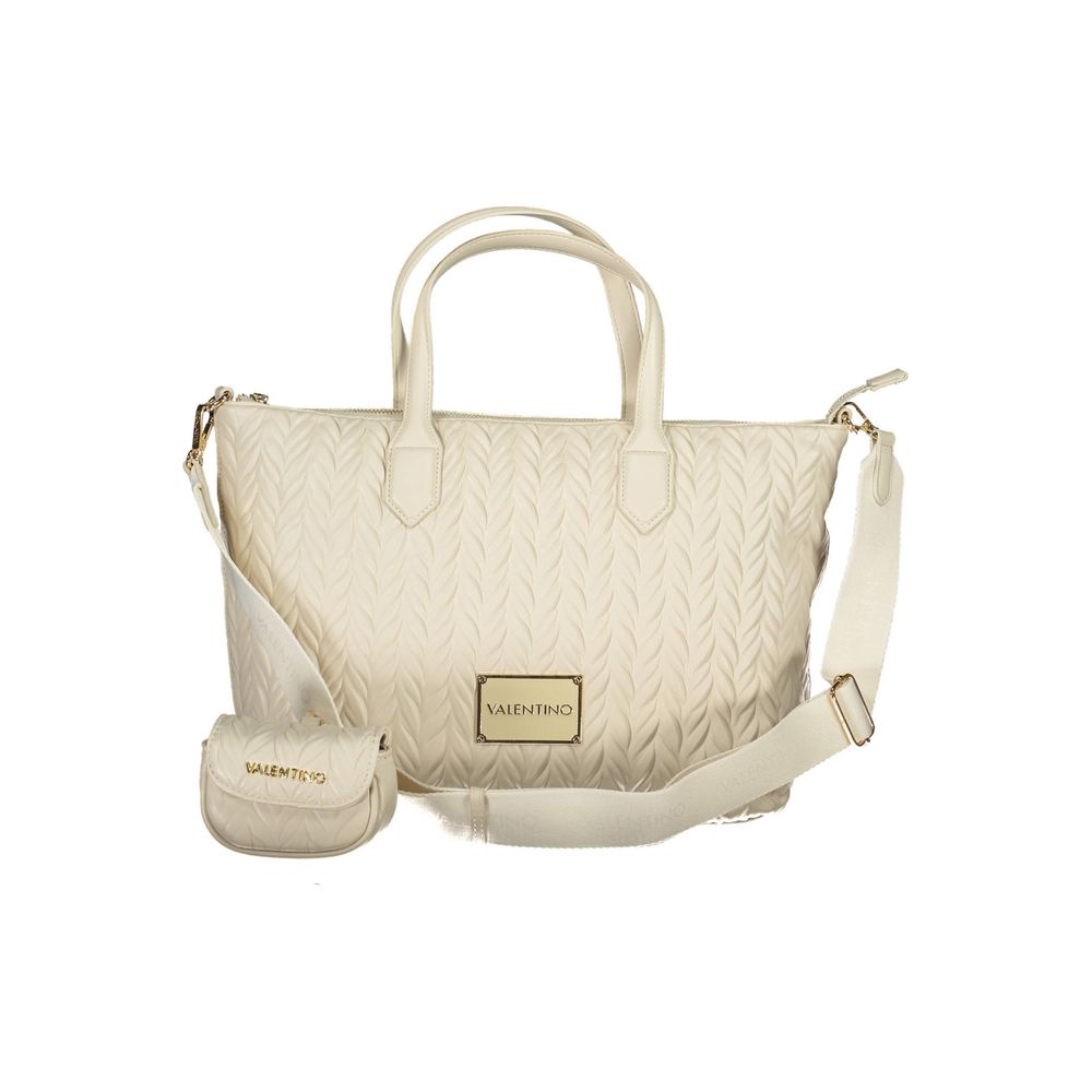 Bianco Polyurethane Women's Bag