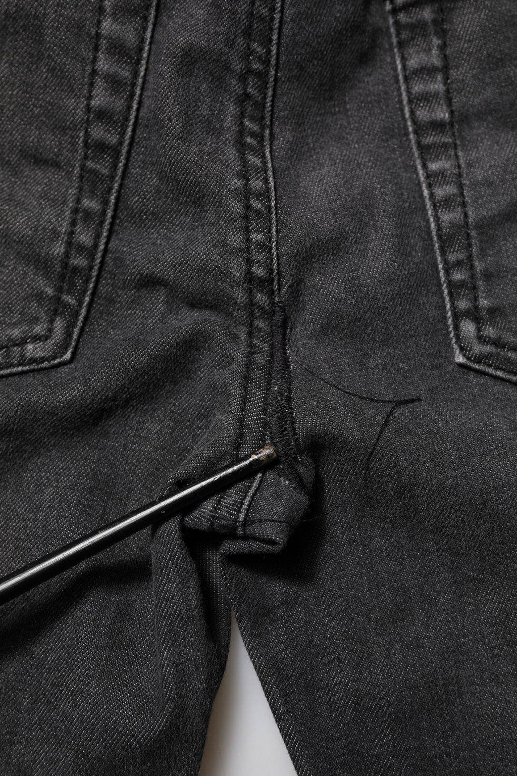 Black Cotton Low Waist Skinny Denim Jeans