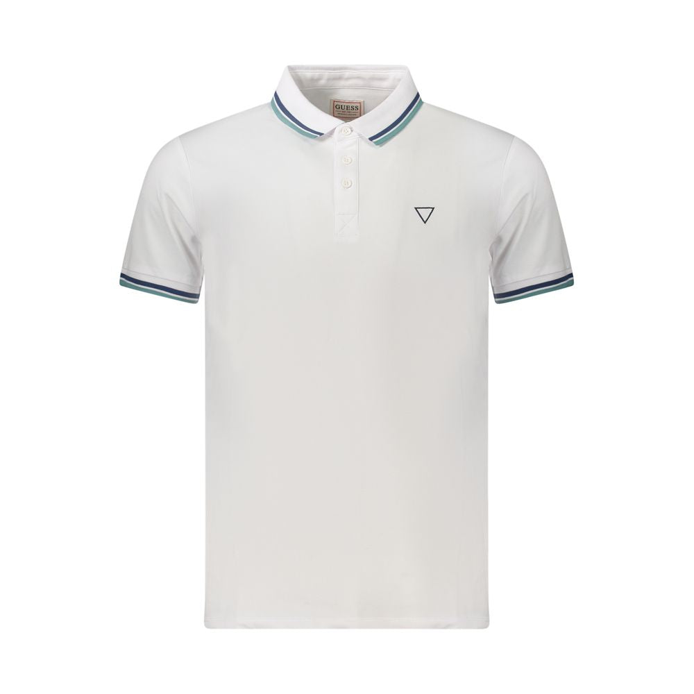 Weißes Baumwoll-Poloshirt für Männer