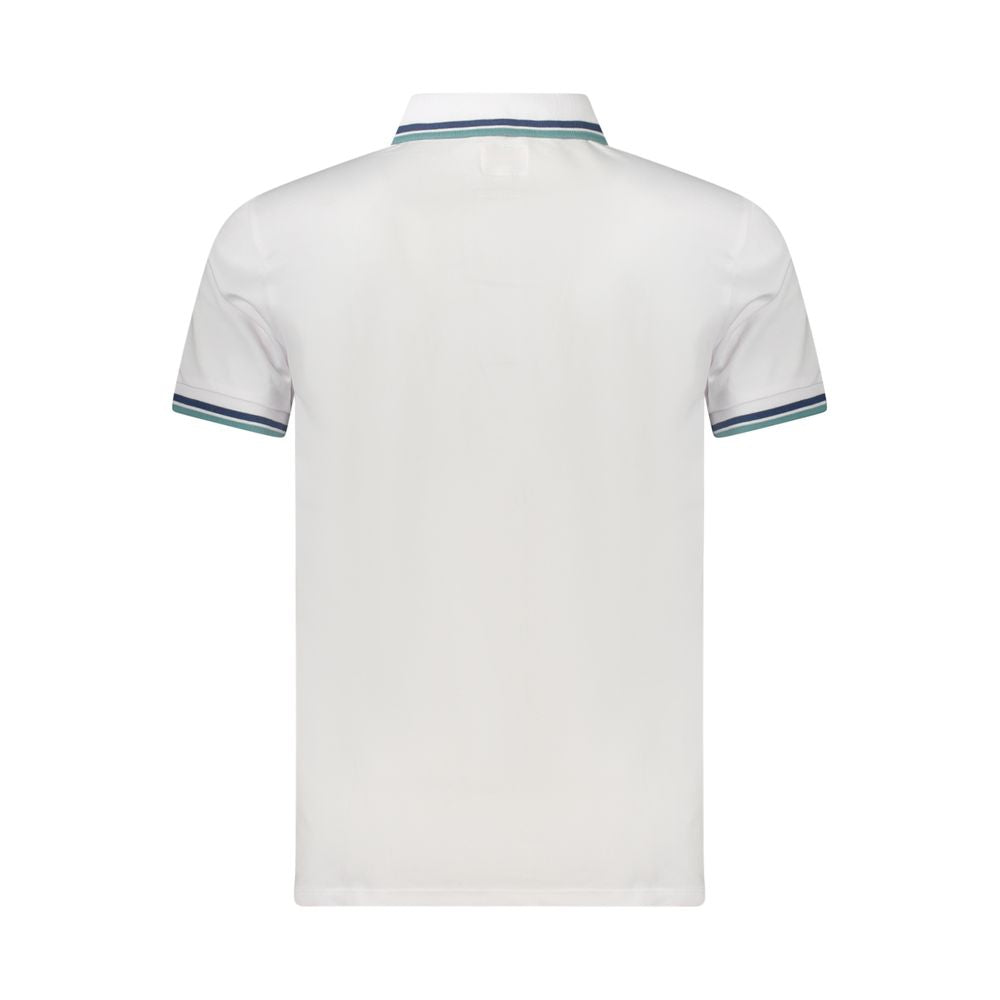 Weißes Baumwoll-Poloshirt für Männer