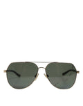 Black 18K Gold Plated Polarized Steel DG2133K Sunglasses