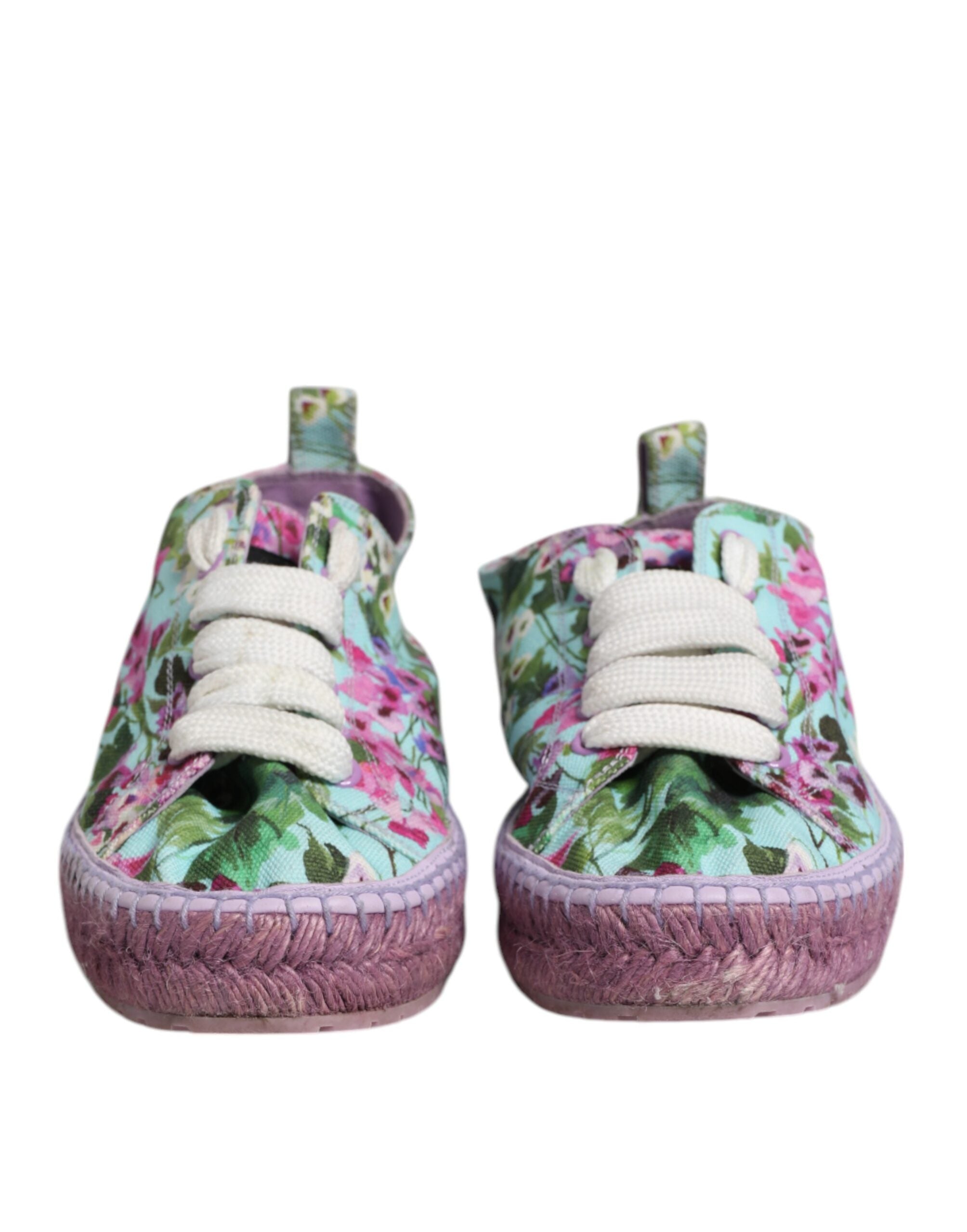 Multicolor Canvas Espadrilles Sneakers Shoes