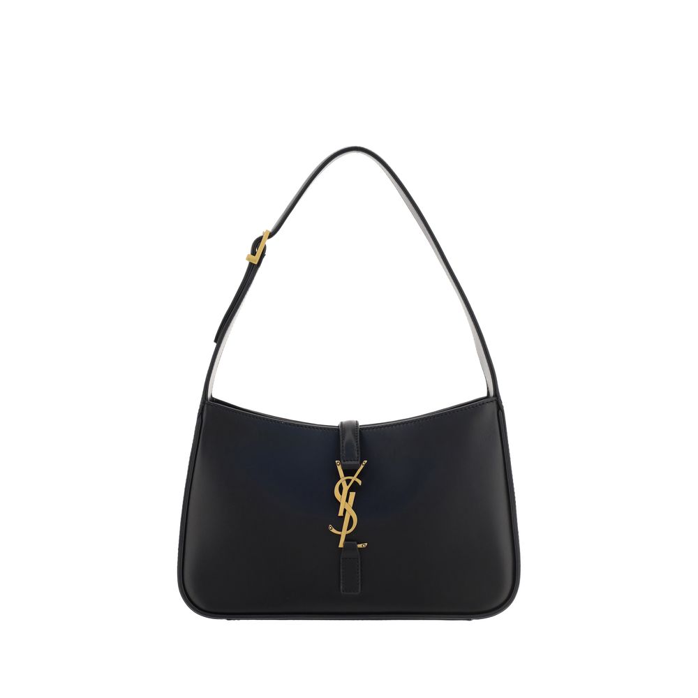 Schwarze Kalbshaut Bos Taurus Schultertasche