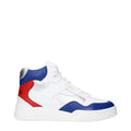 White Leather Athletic Sneakers