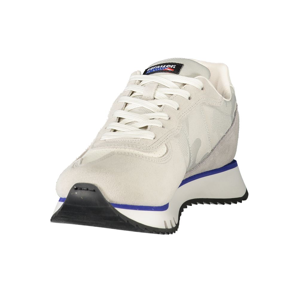 Graue Leder Herren Sneaker