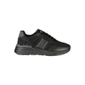 Schwarzer Polyester Herren Sneaker