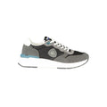 Schwarzes Leder Herren Sneaker