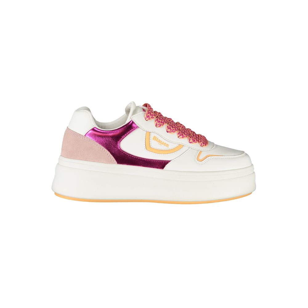 Weißes Leder Damen Sneaker