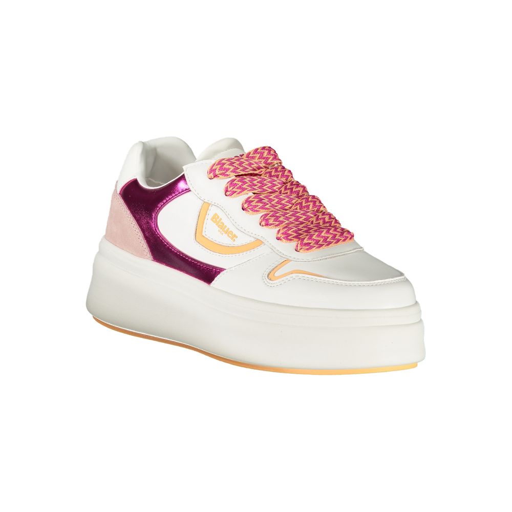 Weißes Leder Damen Sneaker