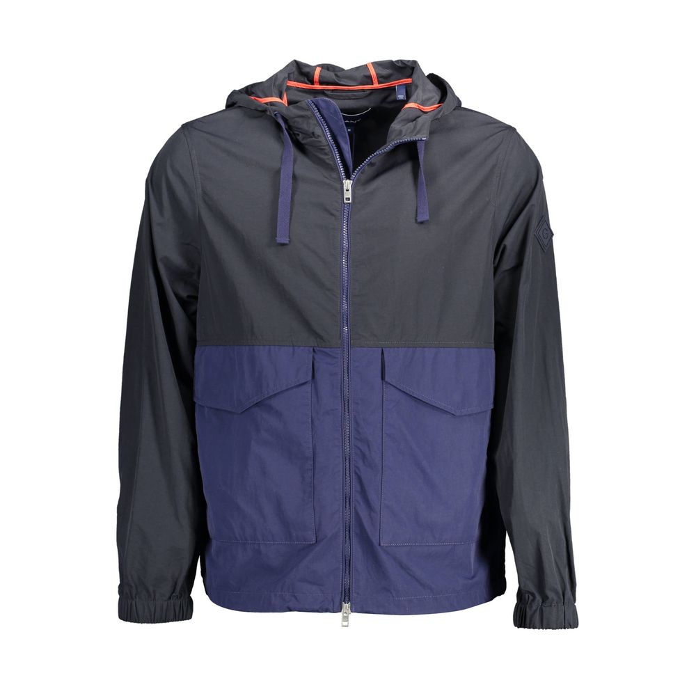 Blaue Polyamid Herren Jacke