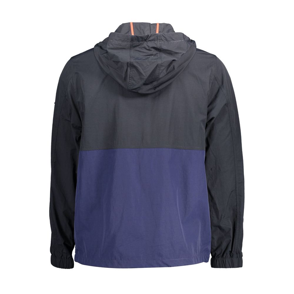 Blaue Polyamid Herren Jacke