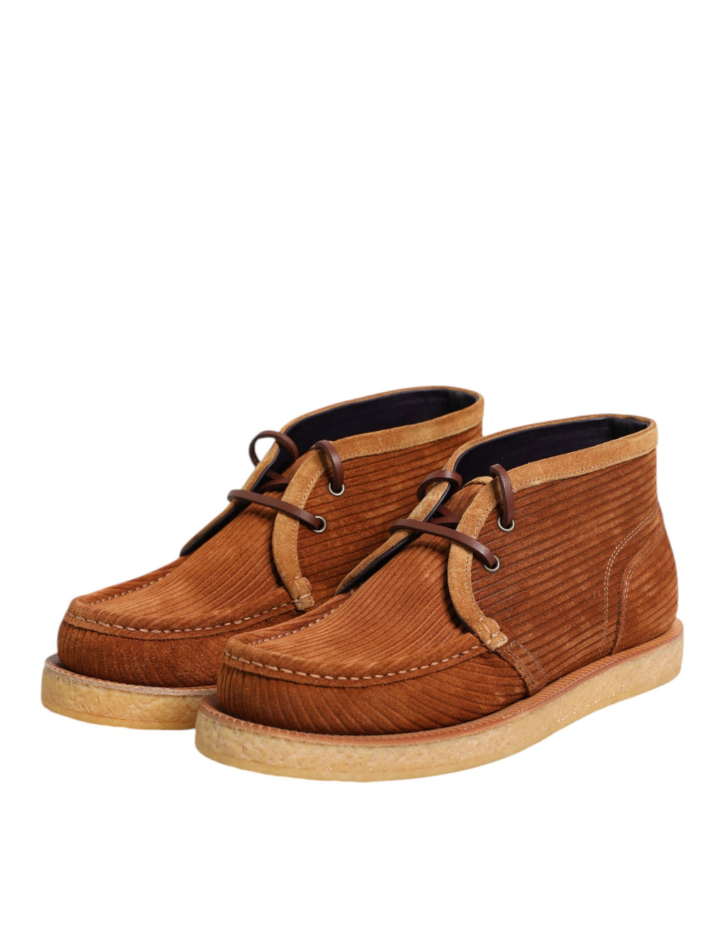 Brown Suede Nubuck Leather Desert Ankle Boots Shoes