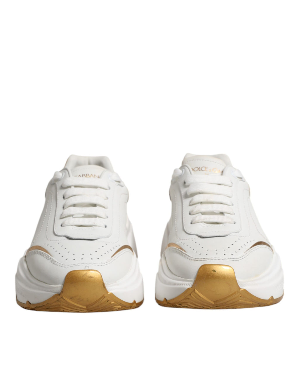 White Gold Daymaster Low Top Sneakers Shoes