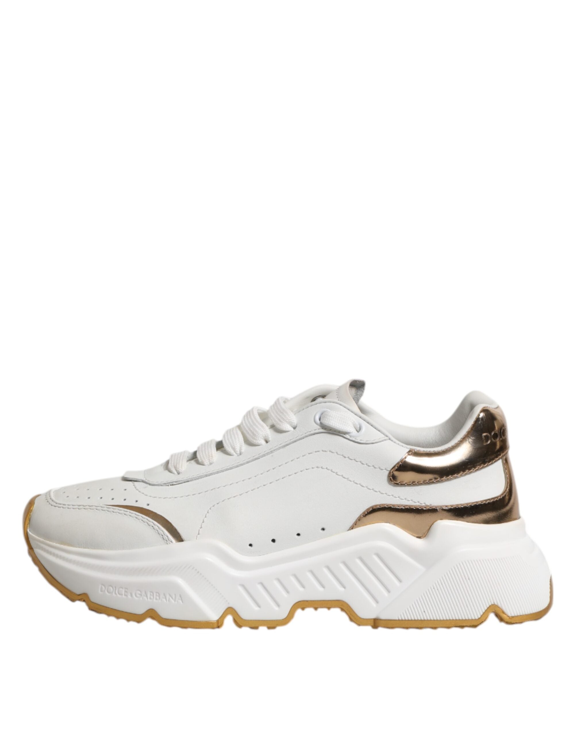 White Gold Daymaster Low Top Sneakers Shoes