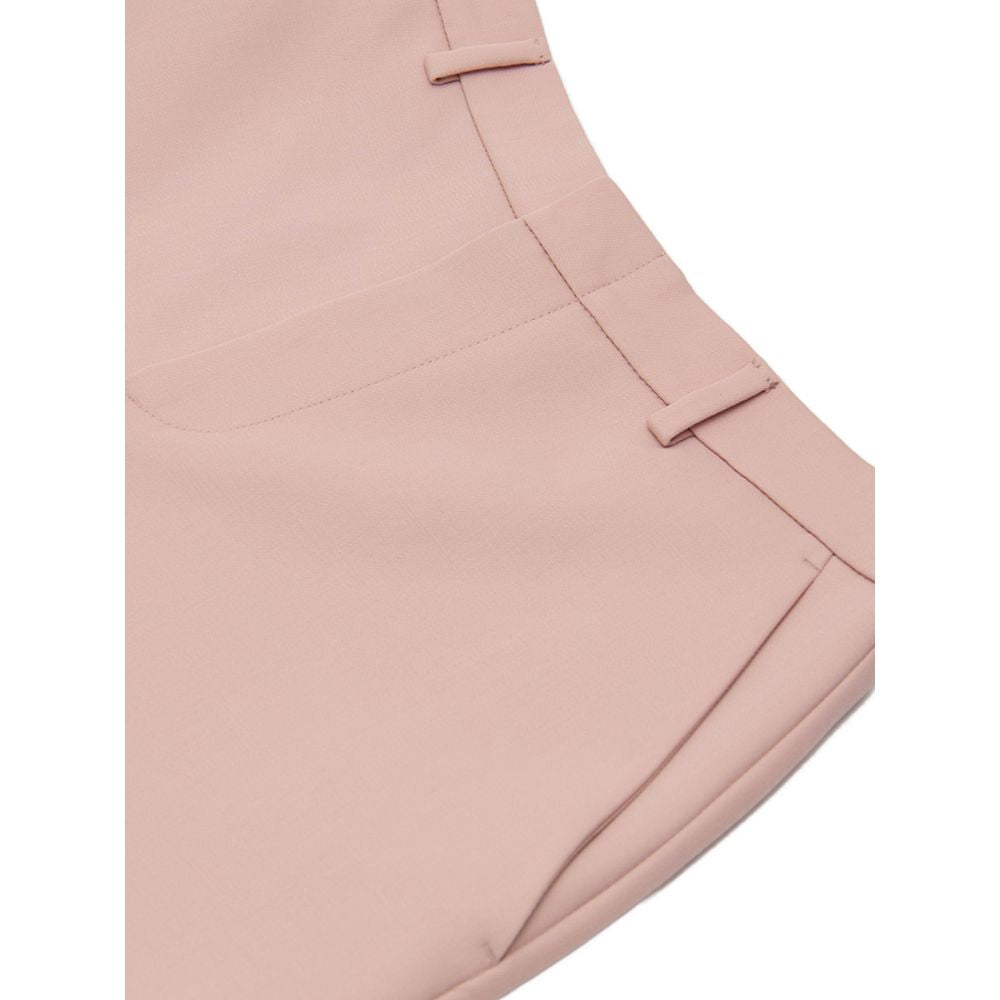 Pink Wool Shorts