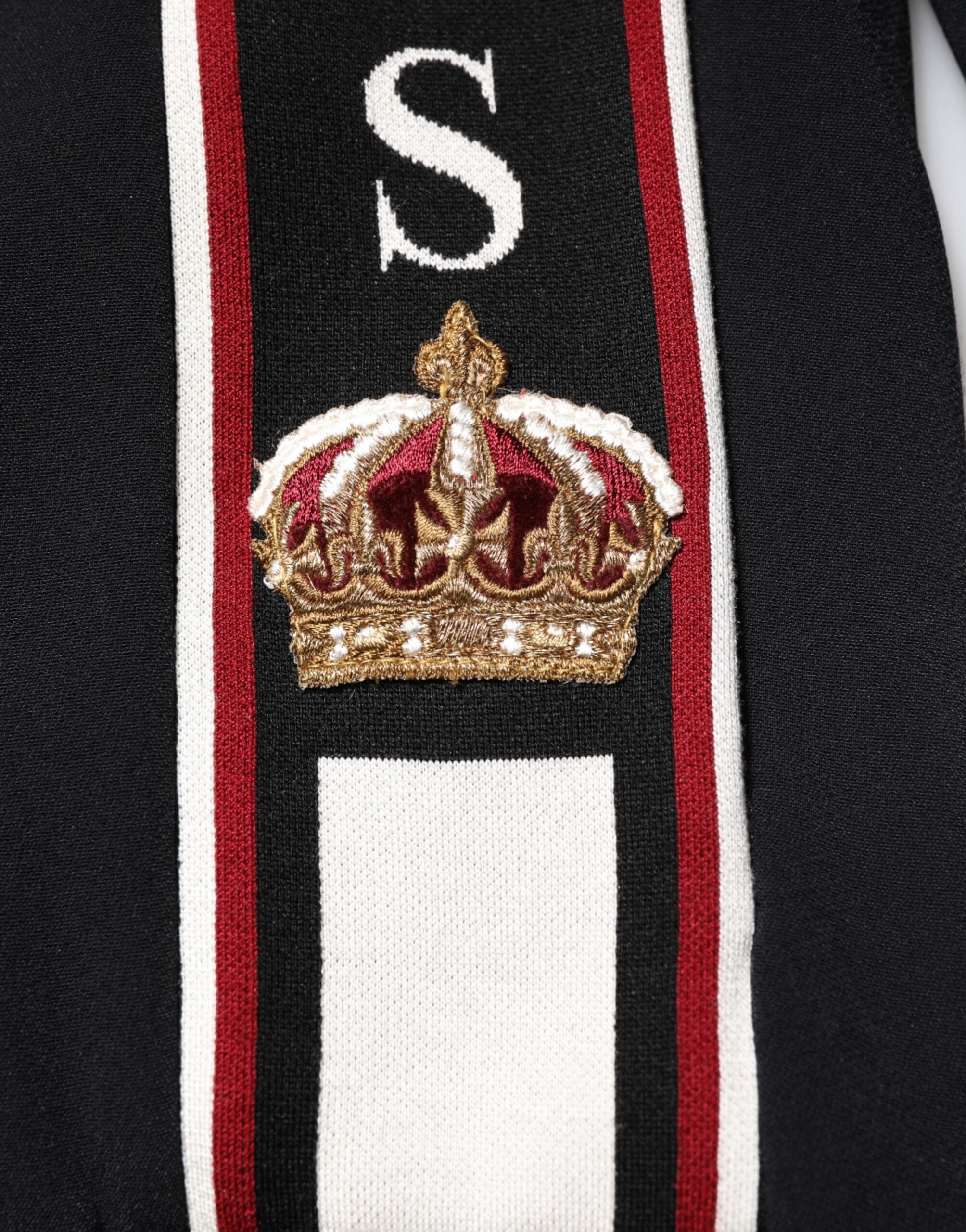 Black DG King Full Zip Sweatshirt  Sweater