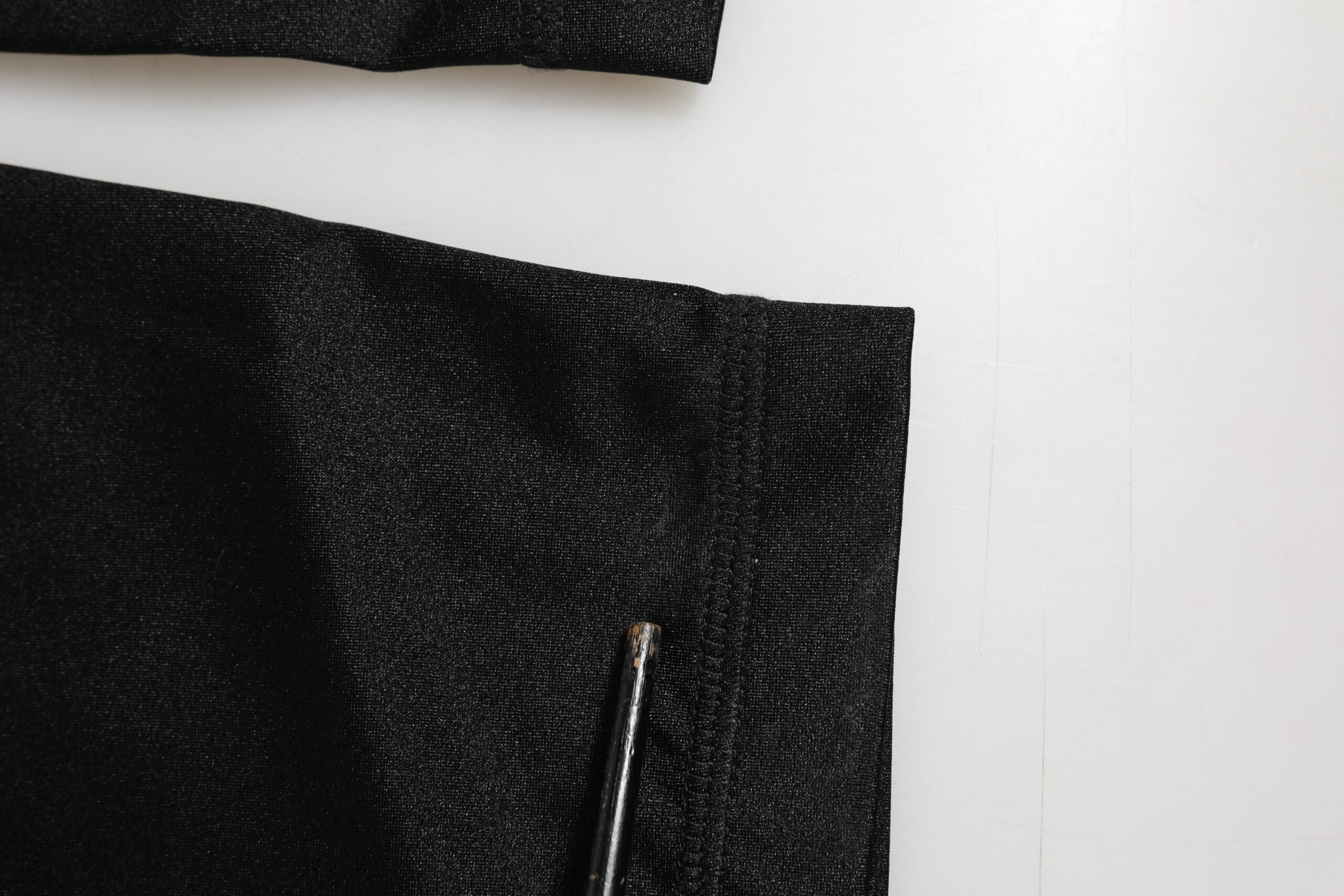 Black Nylon Leggings Stretch Pants