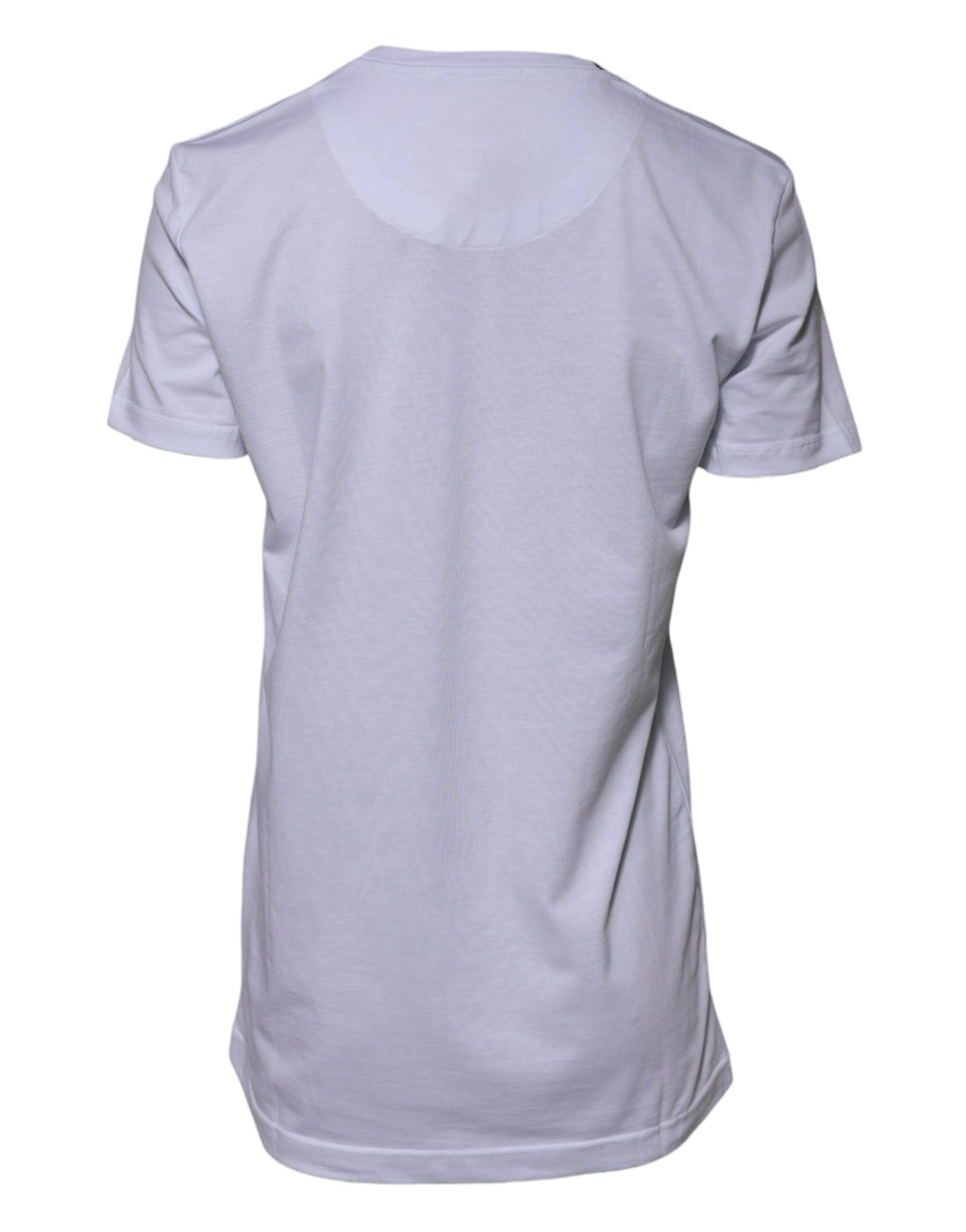 White Cotton Goodluck 2023 Crew Neck T-shirt