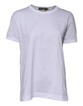 White Cotton Goodluck 2022 Crew Neck T-shirt