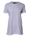 White Cotton Goodluck 2023 Crew Neck T-shirt