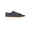 Blue Polyester Men Sneaker