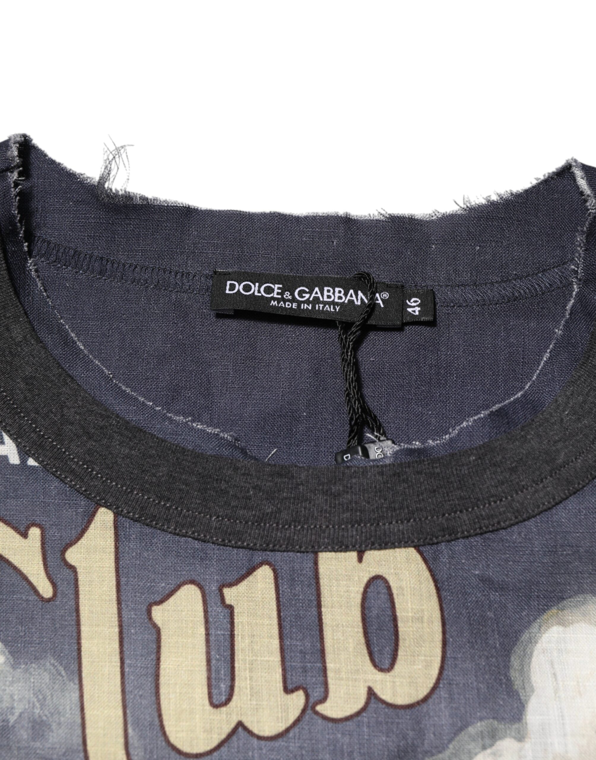 Palermo Jazz Club Linen Crew Neck Men T-shirt