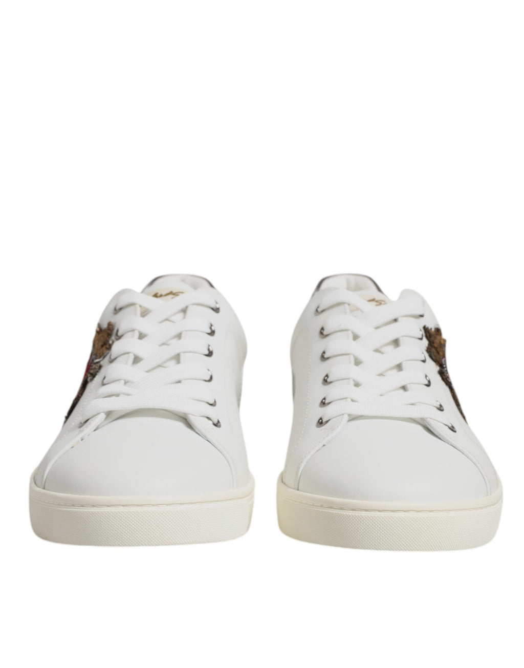 White Silver Sacred Heart Men Sneakers Shoes