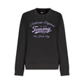 Black Cotton Women Sweatshirt