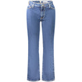 Blaue Baumwolle Frauen Jeans