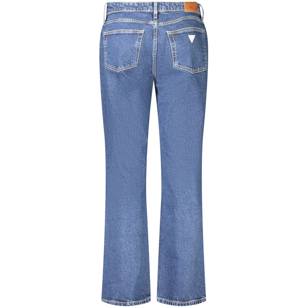 Blaue Baumwolle Frauen Jeans