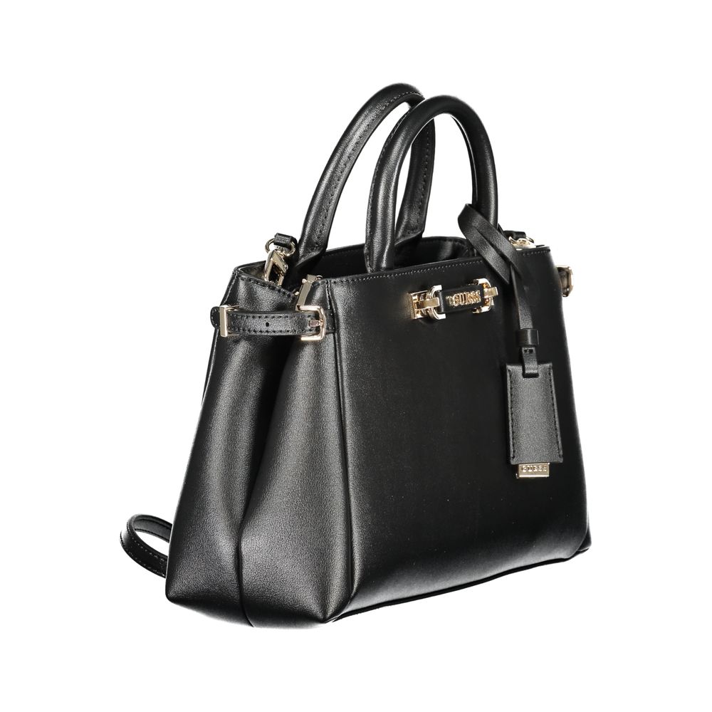 Schwarz Polyethylen Frauen Handtasche