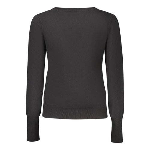 "Nero Viscosa Donna Cardigan"
