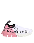 White Pink Low Top Sorrento Sneakers Shoes