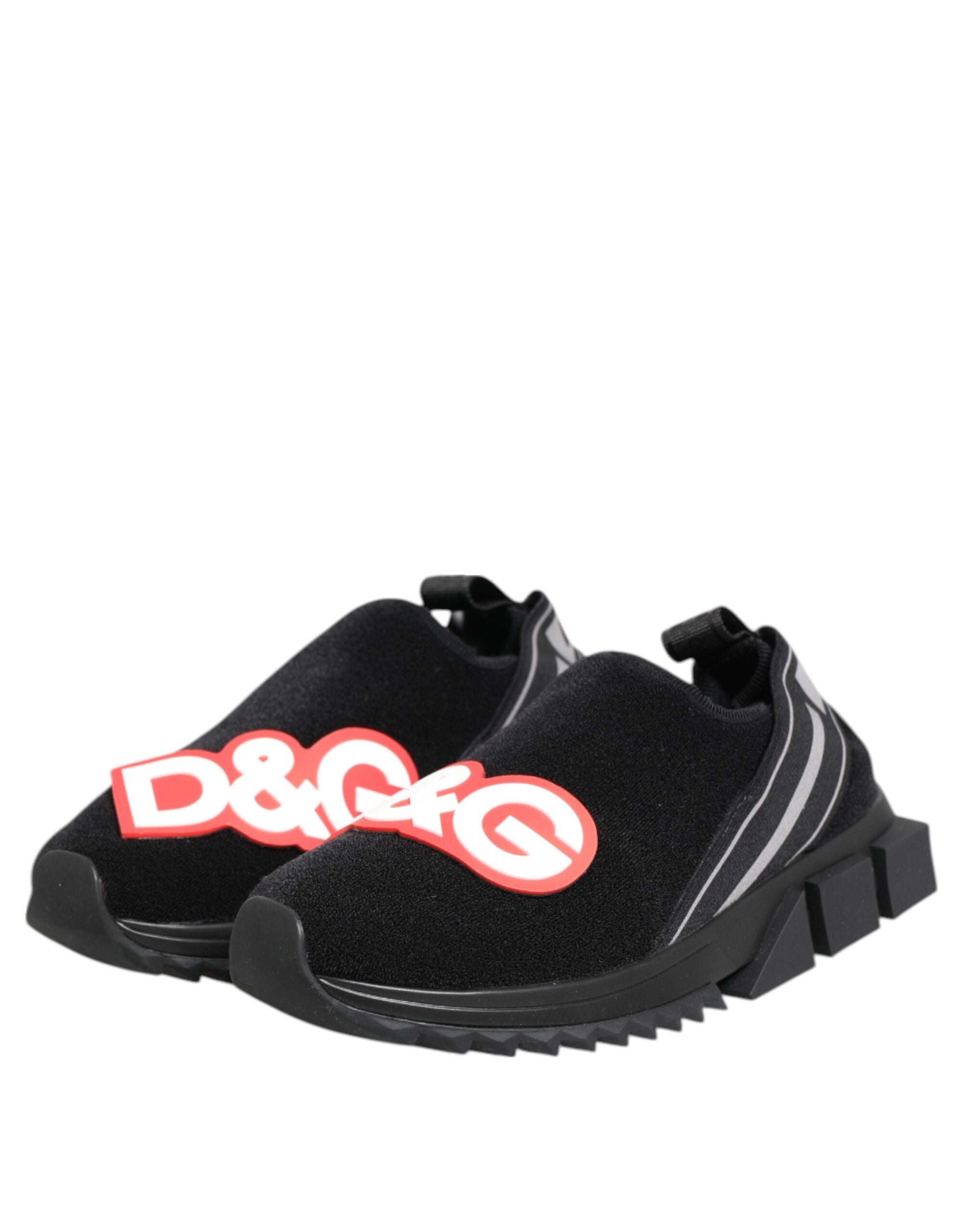 Black Grey Slip On Sorrento Sneakers Shoes