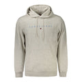 Grauer Baumwollpullover für Männer