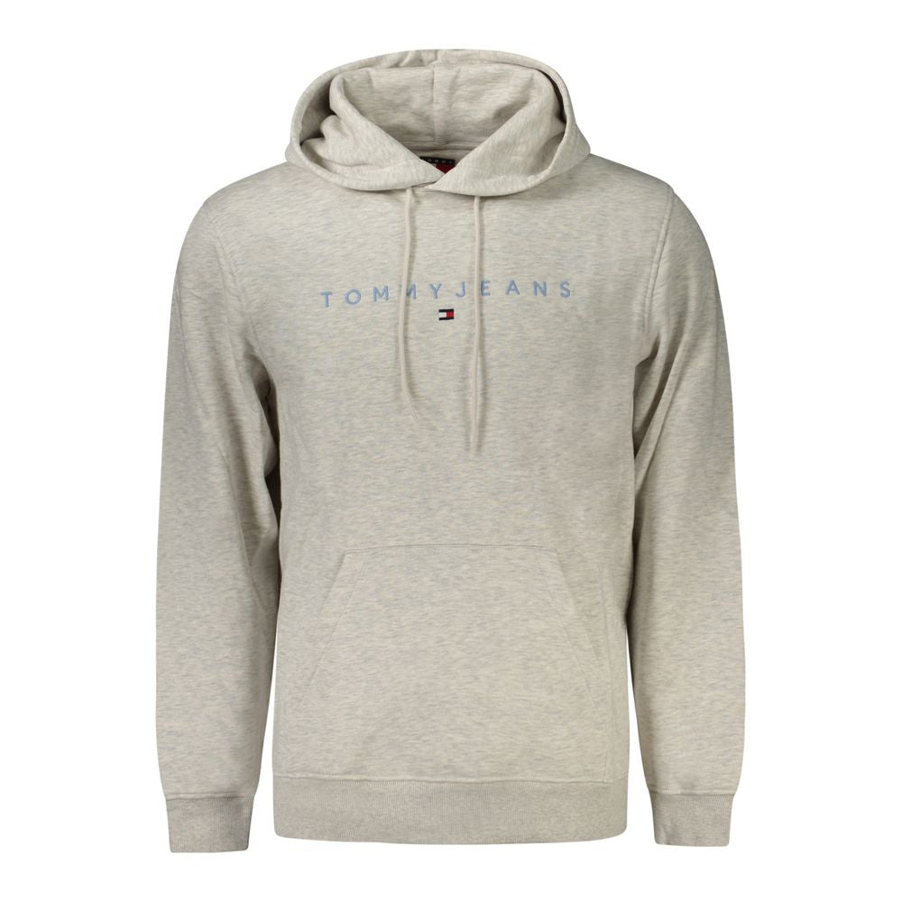 Grauer Baumwollpullover für Männer