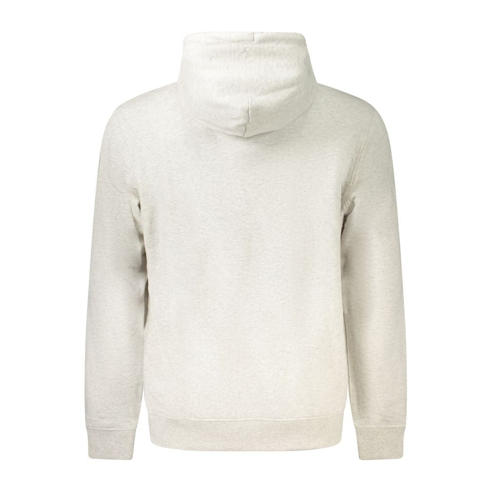 Grauer Baumwollpullover für Männer
