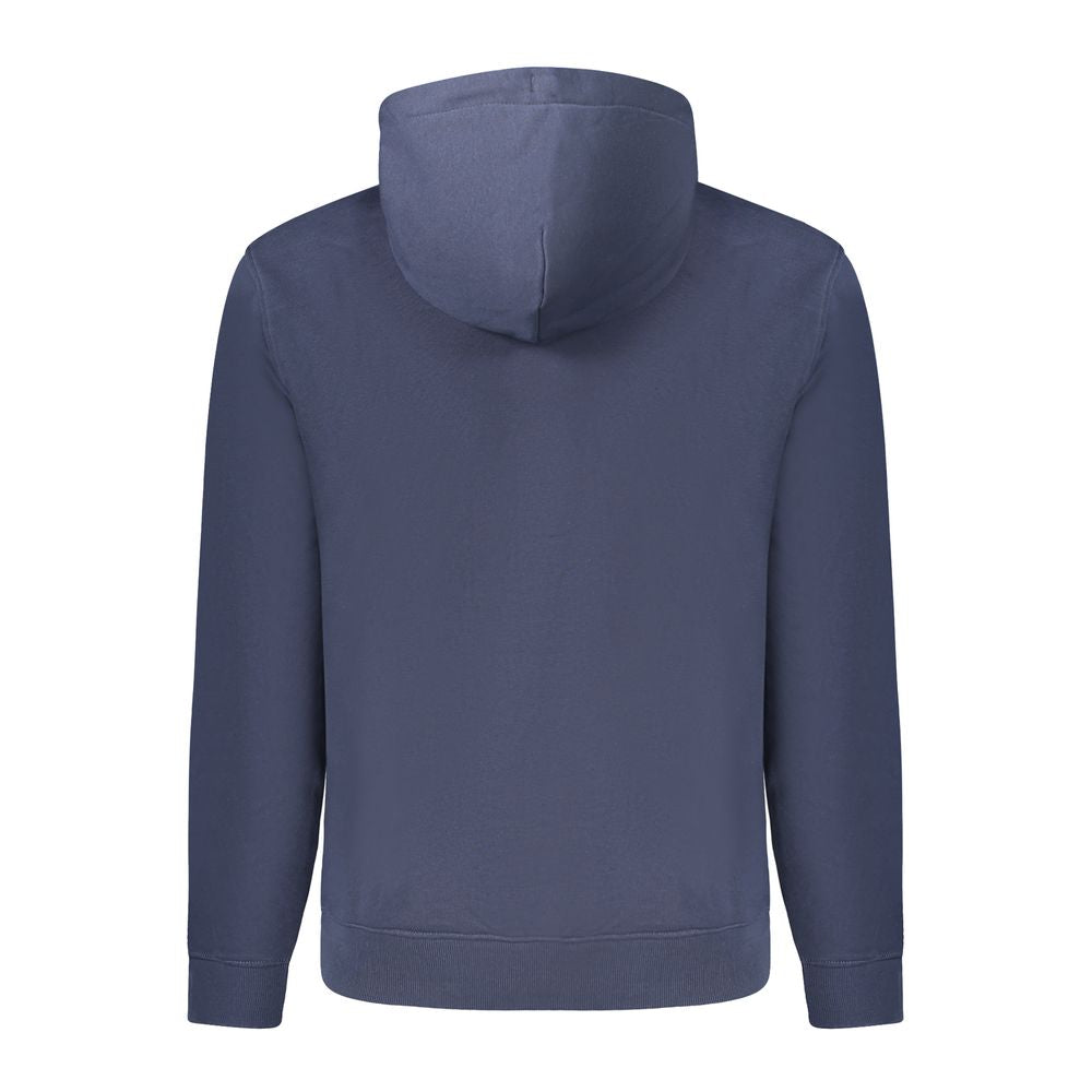 Blauer Baumwollpullover für Männer