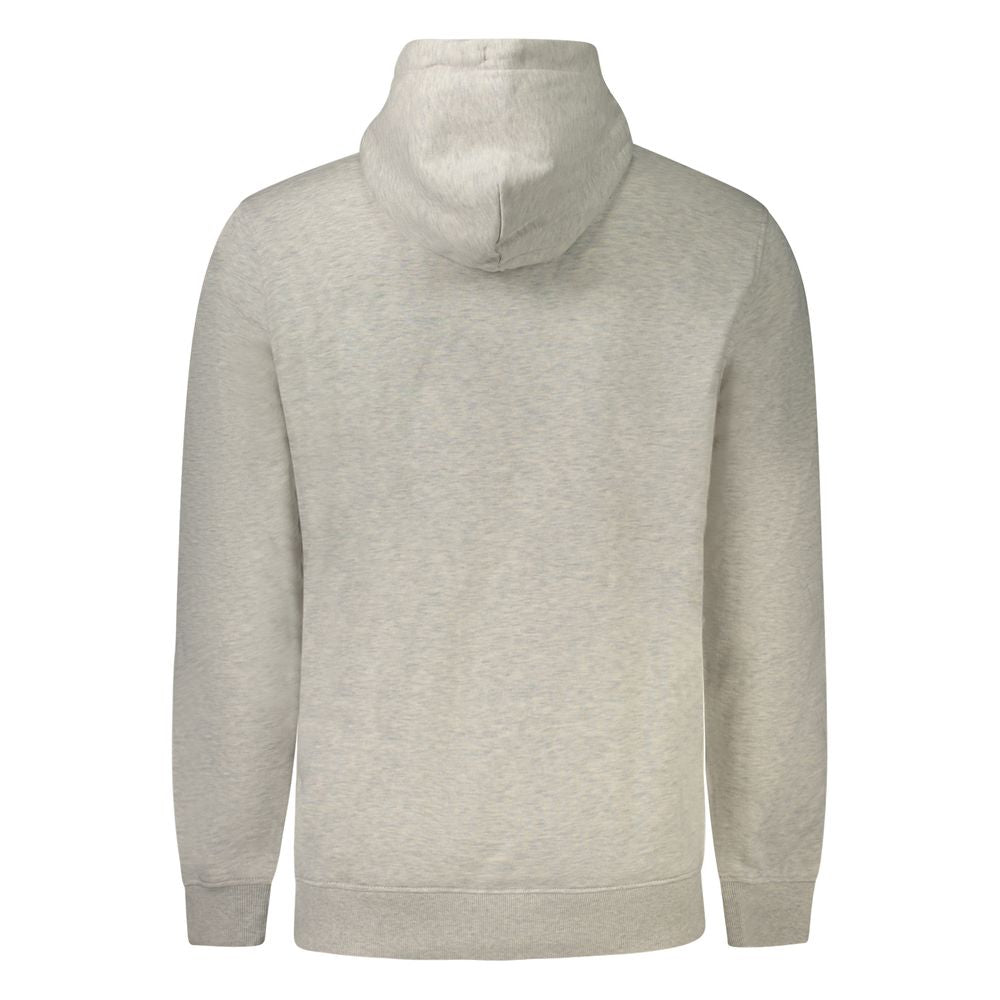Grauer Baumwollpullover für Männer
