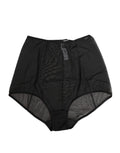 Black High Waist Mesh Sheer Shapewear Underwear