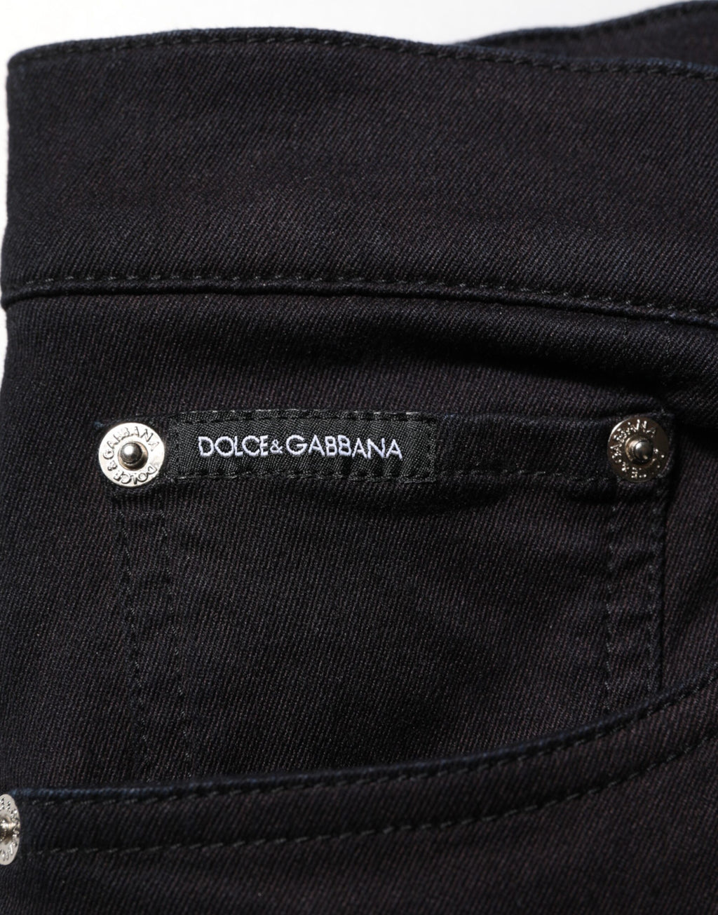 Black Cotton Blend Skinny Men Trouser Pants
