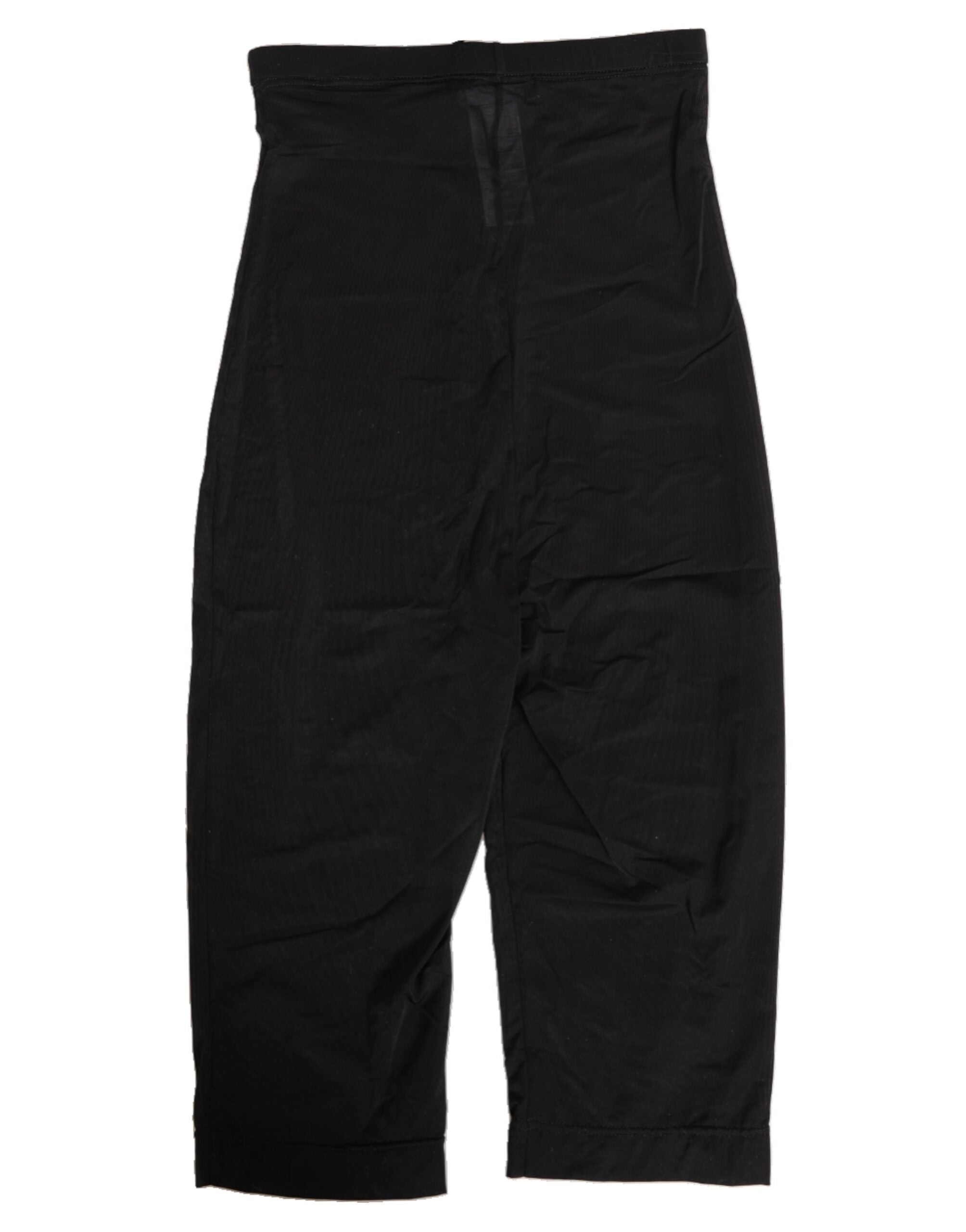 Black High Waist Tight Midi Trouser Underwear