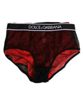 Black Red Nylon High Waist Girdle Underwear