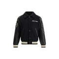 Black Fleece Wool Bomber