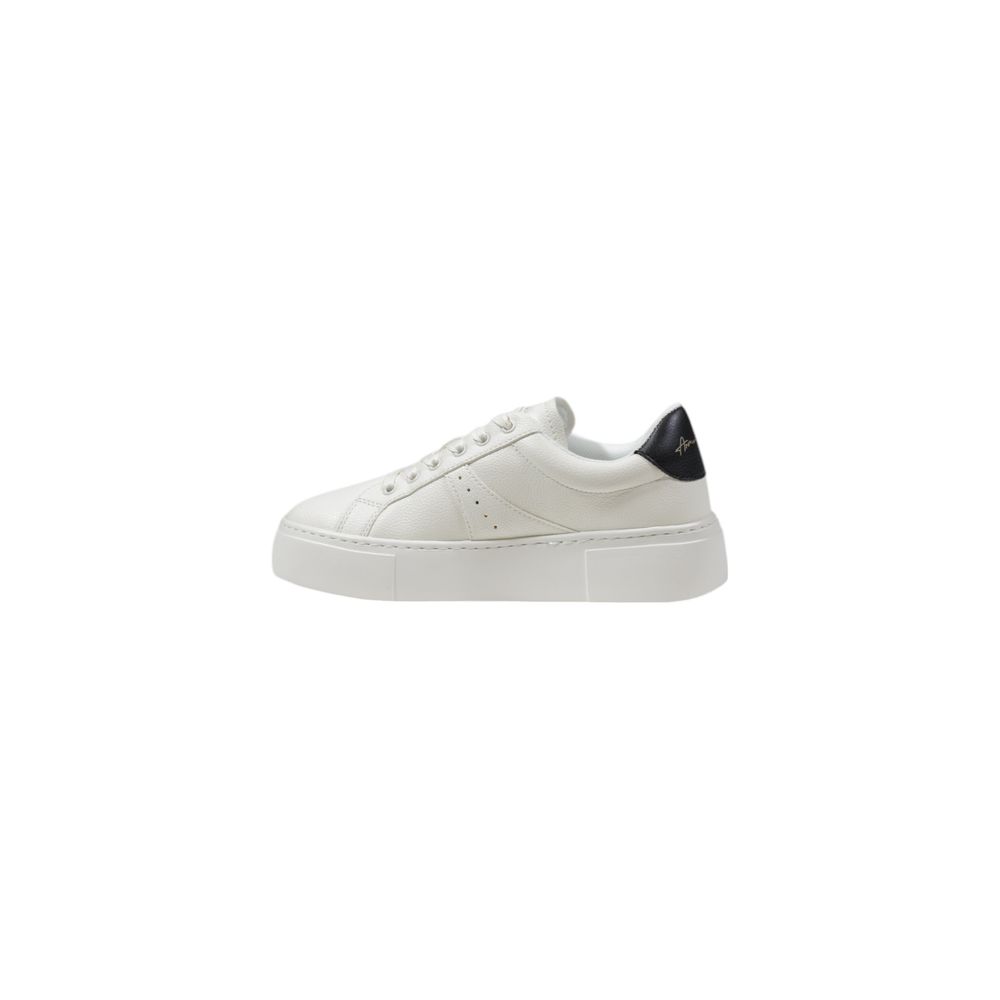 Black Polyester Chunky Sneakers