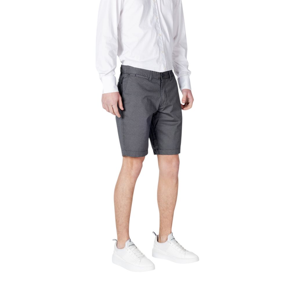 Blue Cotton Shorts