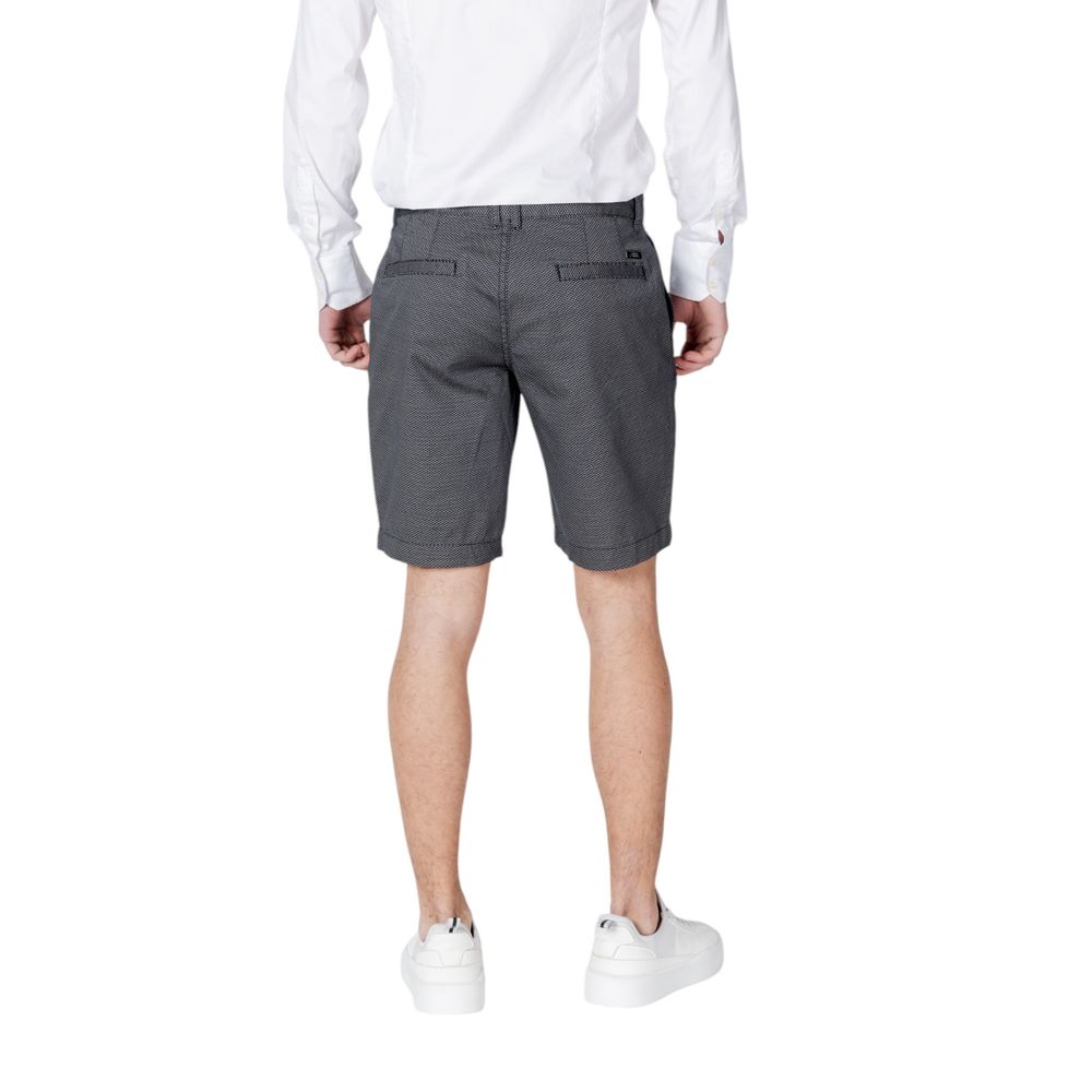 Blue Cotton Shorts
