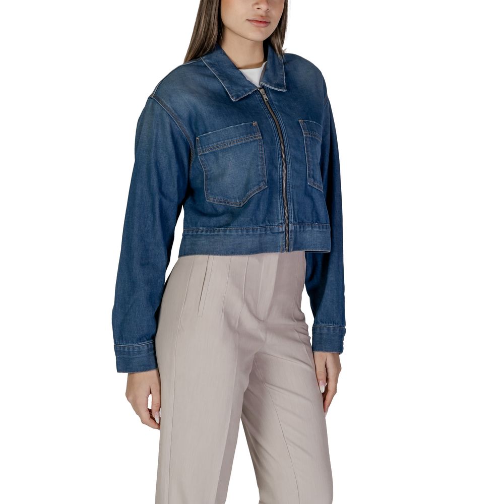 Blue Cotton Denim Jacket